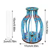 Vase Mandala En Bois-Ornement De Bricolage