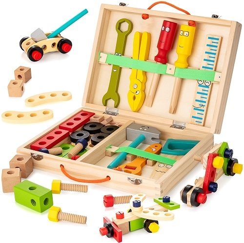 Kids Wooden Tool Box