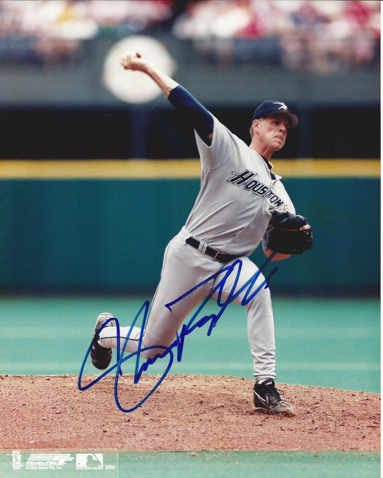 Shane Reynolds Houston Astros autographed 8x10S57