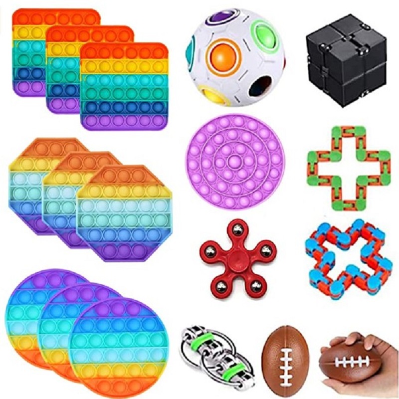 

Push Bubble Sensory Fidget Toys Set, 501 Original