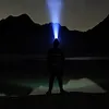 LED Sensor Headlight USB Rechargeable Cap 100LM Clip Night Fishing Headlamp