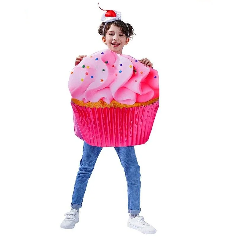 Girls Cupcake Carnival Halloween Costume-elleschic