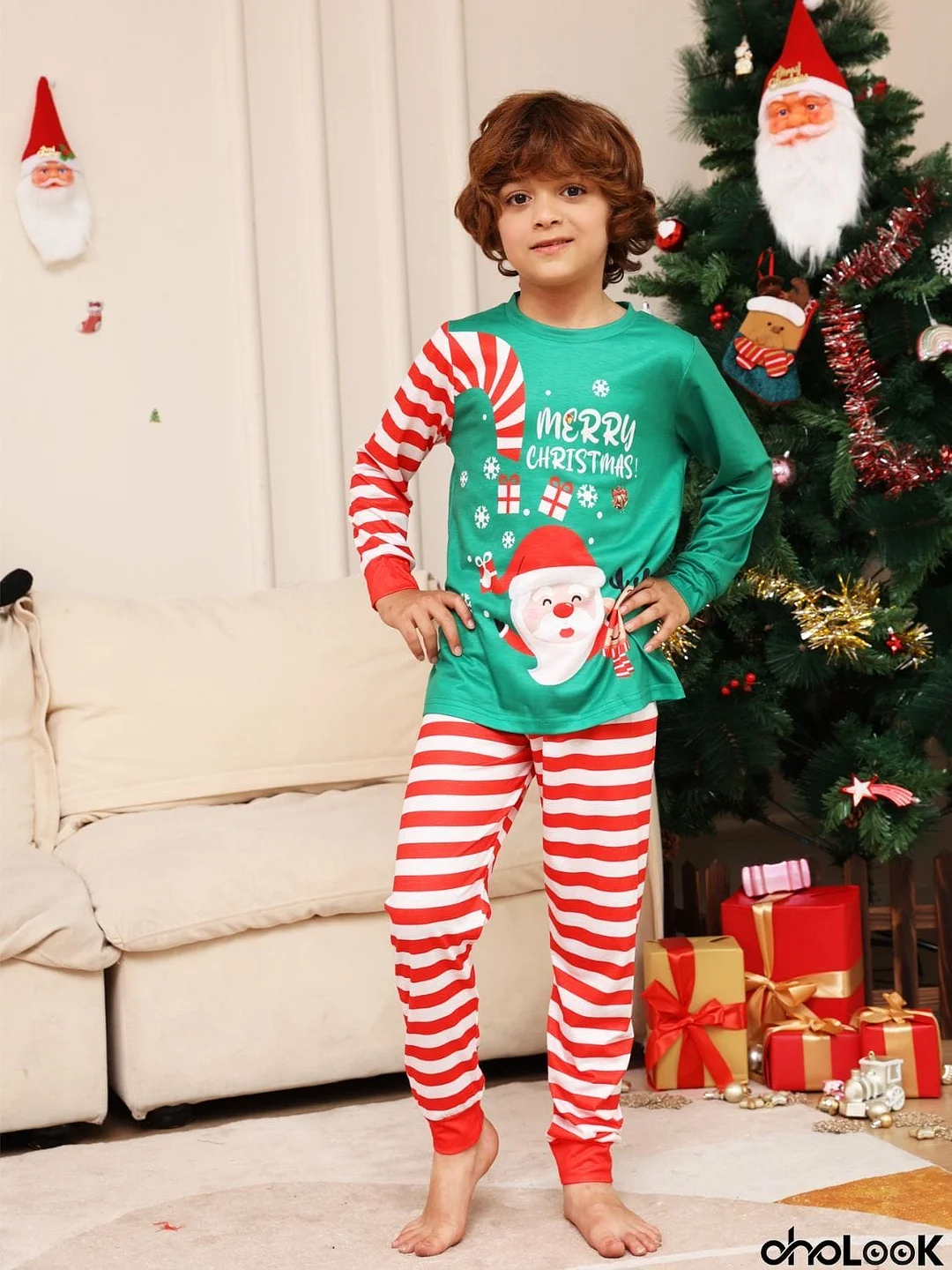 MERRY CHRISTMAS Top and Pants Set