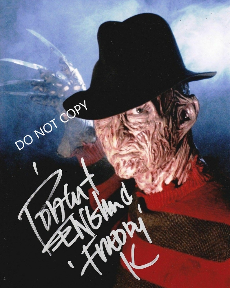 Actor Robert Englund Freddy Kreger 8 x10 20x25 cm Autographed Hand Signed Photo Poster painting