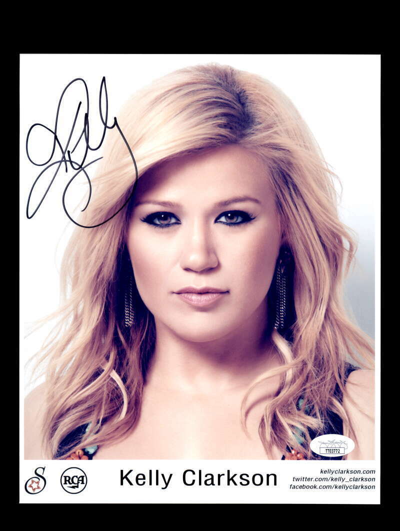 Kelly Clarkson JSA Cert Signed 8x10 Photo Poster painting Autograph