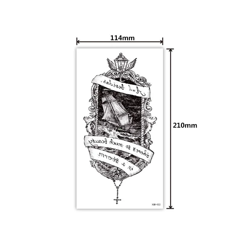 Full Arm Tattoo Sticker Creative Personality Small Full Arm Temporary Tattoo Original Waterproof Sweat Lasting Tattoo Sticker