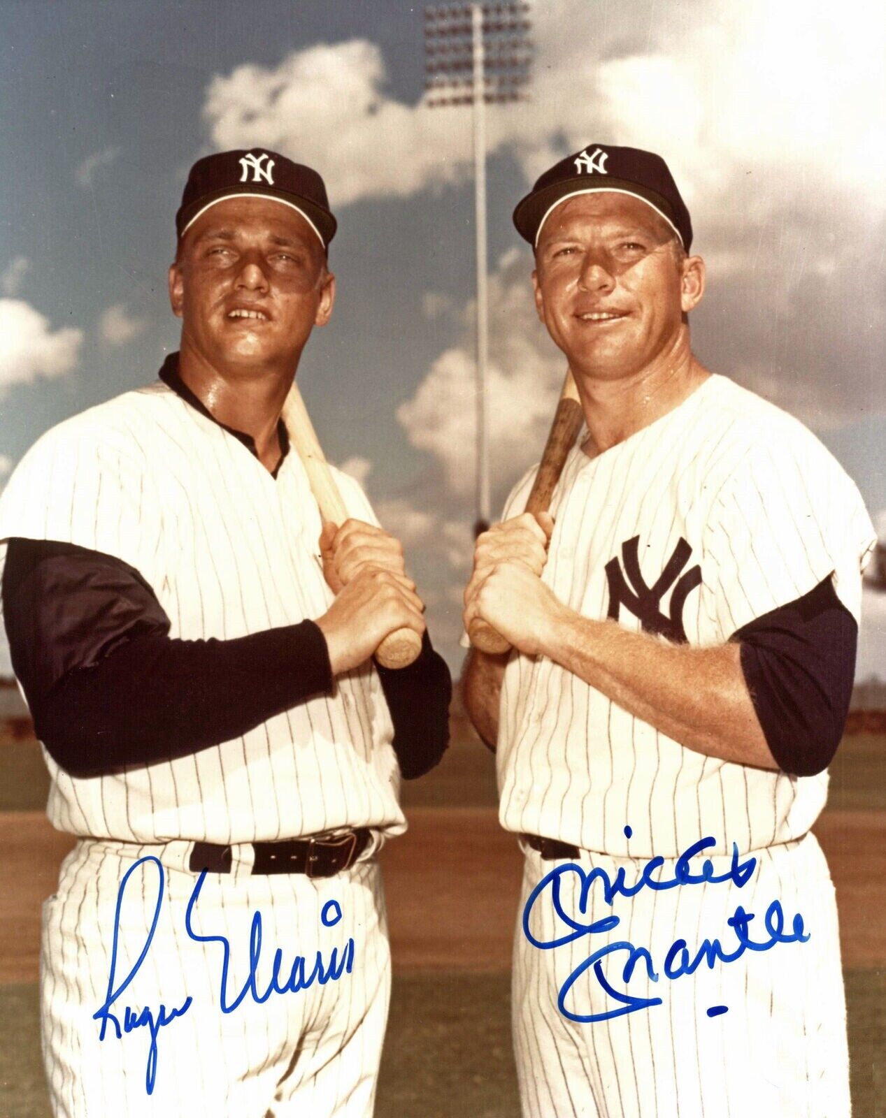 Mickey Mantle / Roger Maris Autographed Signed 8x10 Photo Poster painting ( HOF Yankees )REPRINT