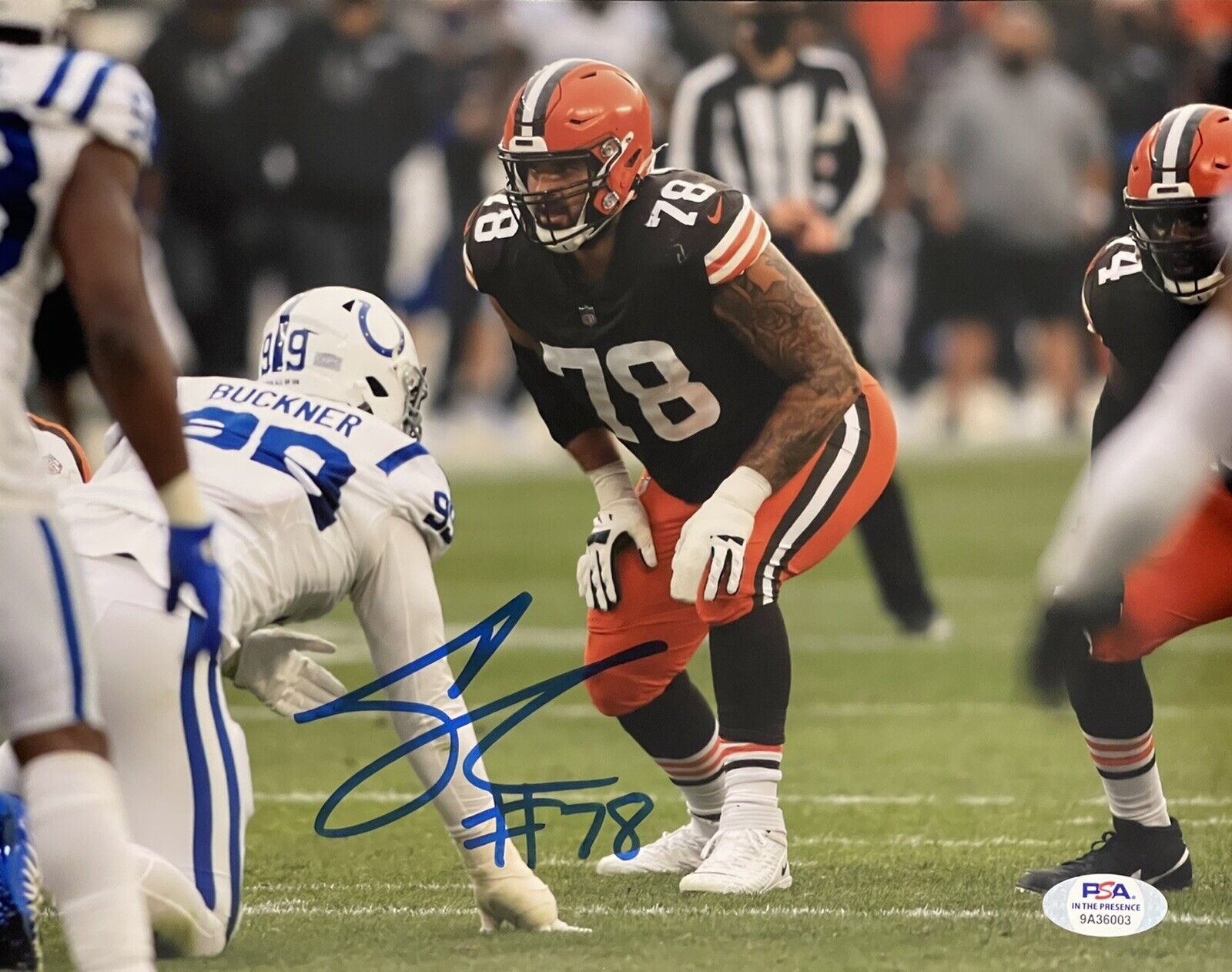 Jack Conklin Signed Autographed Cleveland Browns 8x10 Photo Poster painting Psa/Dna