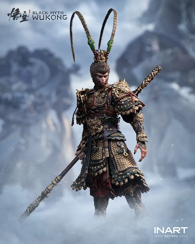 INART - Black Myth: Wukong Great Sage Armor Set 1/12 Scale Action Figure MAG G0010 (Licensed)-