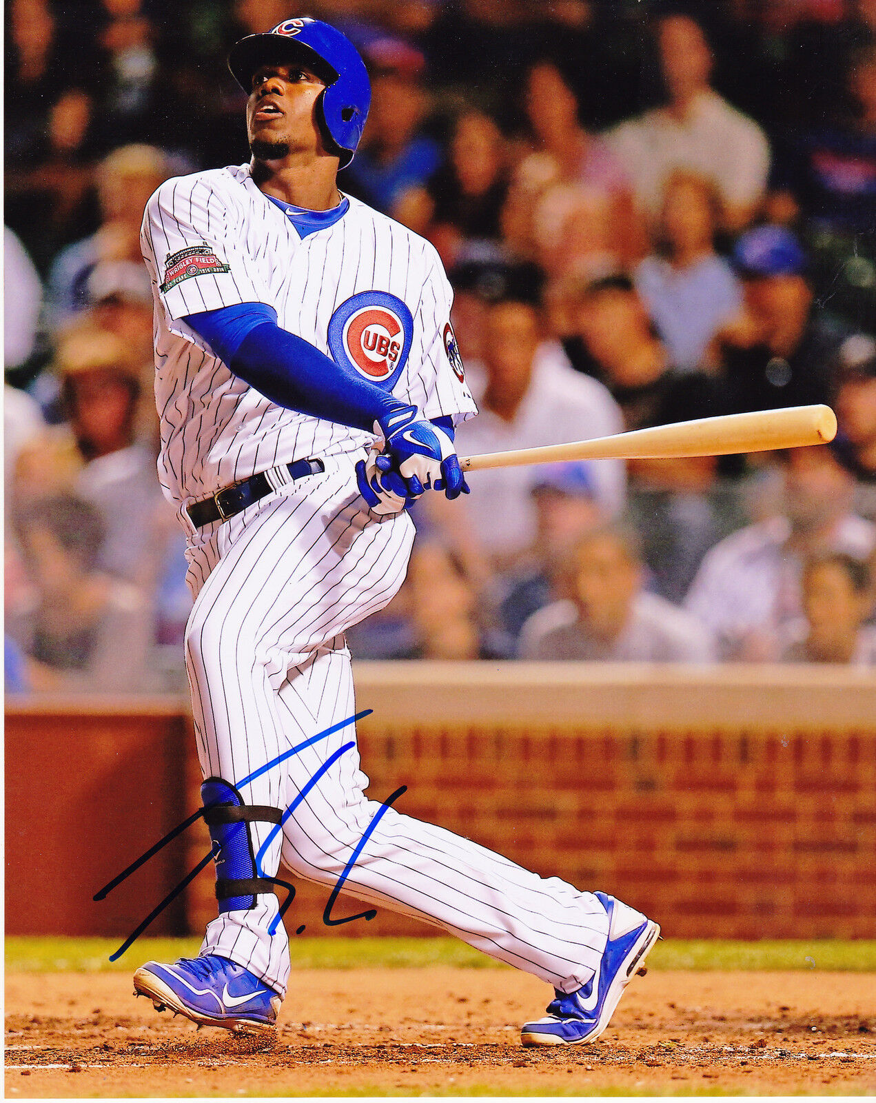 JORGE SOLER CHICAGO CUBS ACTION SIGNED 8x10