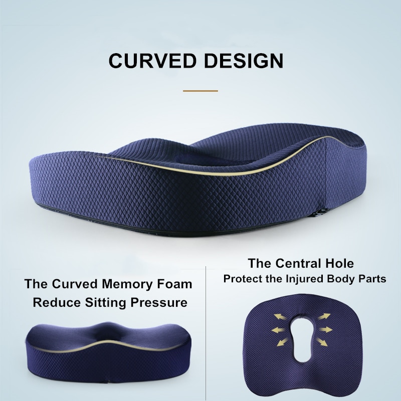 Memory Foam Seat Cushion | Orthopedic Cushion Seat