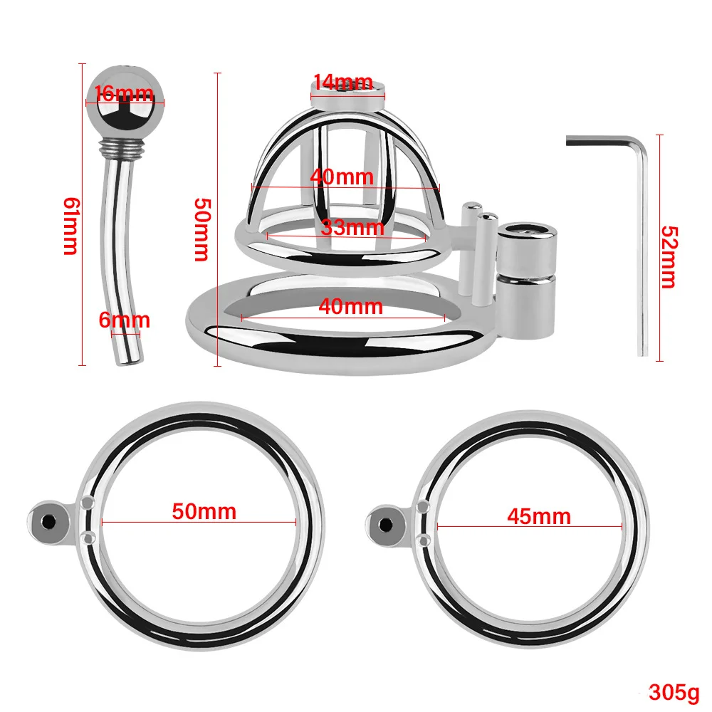 Sm Metal Male Birdcage Chastity Lock Role Play Bondage Adult Sex Toys Rosetoy Official
