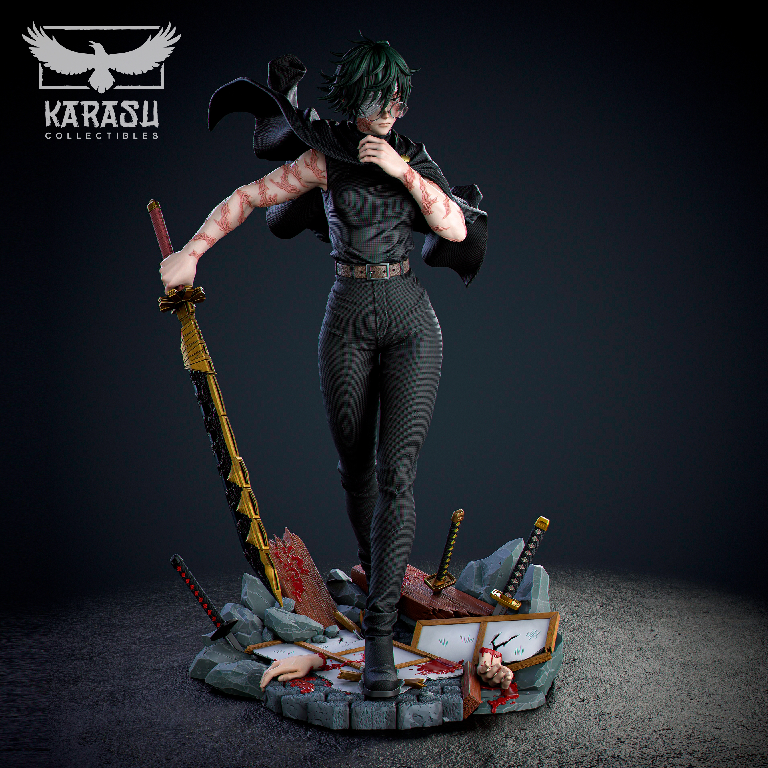 Karasu Collectibles Studio - Jujutsu Kaisen - Maki Zenin 1/6 Statue(GK)-