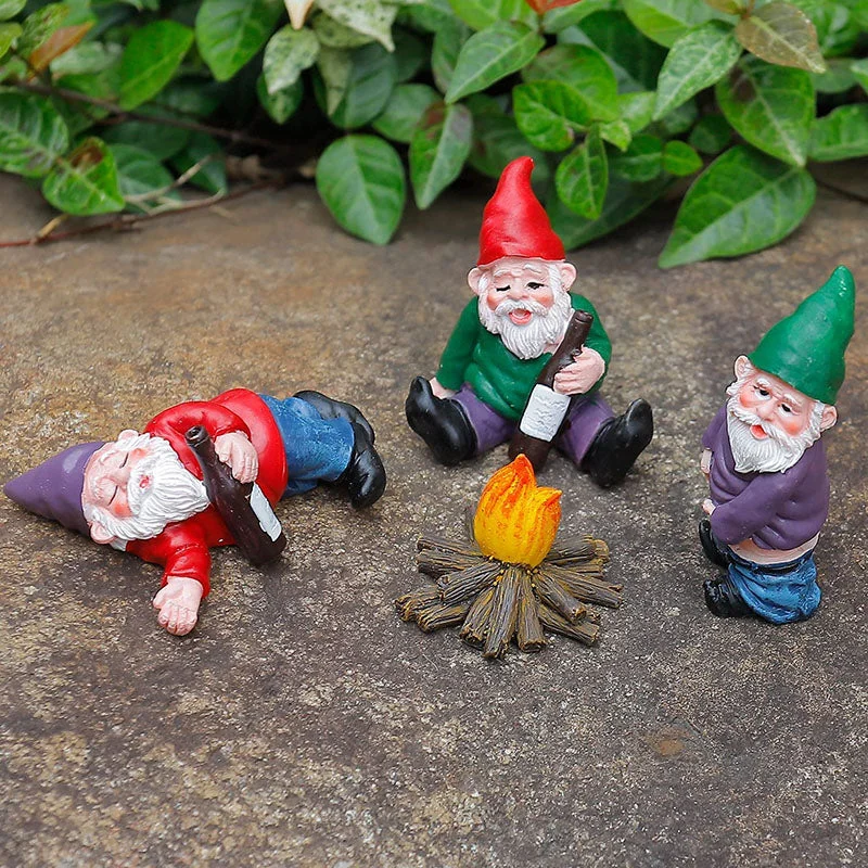 Drunk Dwarf Garden Gnomes