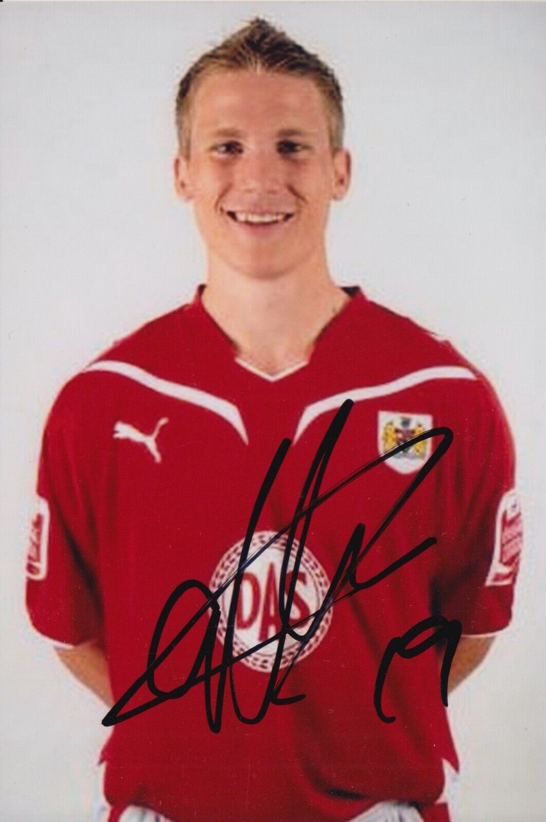 CHRISTIAN RIBEIRO HAND SIGNED 6X4 Photo Poster painting - FOOTBALL AUTOGRAPH - BRISTOL CITY.