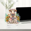 Diamond Painting Acrylic Cow Family Tabletop Ornaments Kit