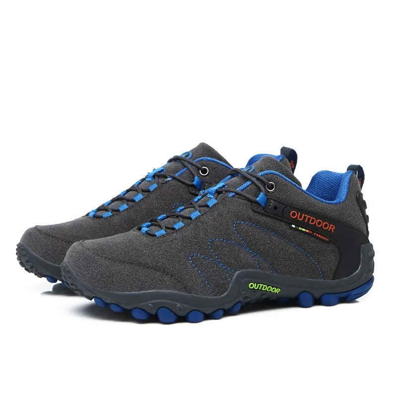 VEAMORS Men Outdoor Hiking Shoes Women Casual Jogging Sneakers Non-slip Durable Tourism Camping Climbing Shoes Unisex