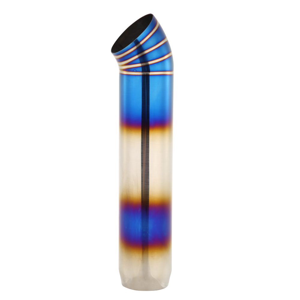 

Burnt Blue Aluminum Car Exhaust Muffler Tip 3 inch Inlet 2.5 inch Outlet, 501 Original