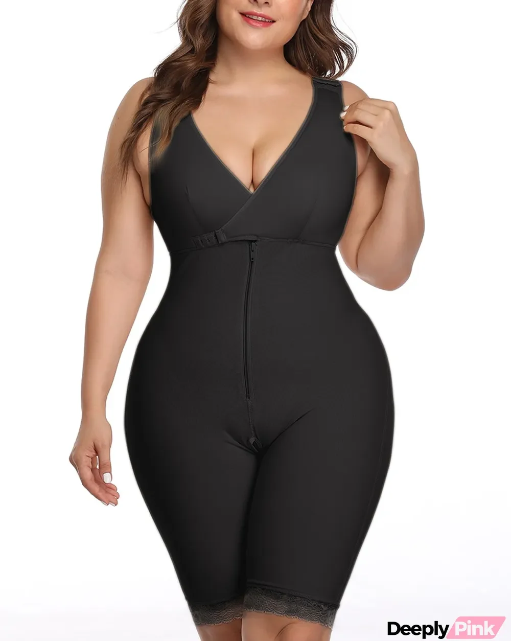 One-Piece Sleeveless Wrap Shaper Wear