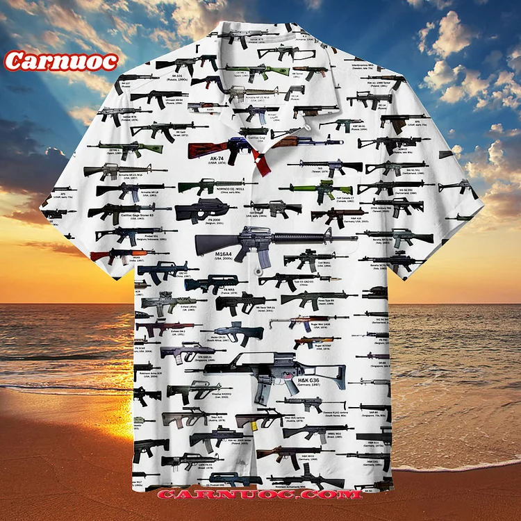 Weapons Of Defense Gun |Unisex Hawaiian Shirt
