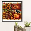 5D DIY Full Square Drill Partial AB Drill Diamond Painting Happy Fall Art45x45cm