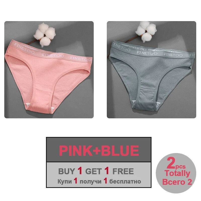 Sexy Cotton Panties for Woman Underwear Soft Letter Belt Women's Underpants Girls Lingerie Briefs Comfort Ladies Intimate M-XL