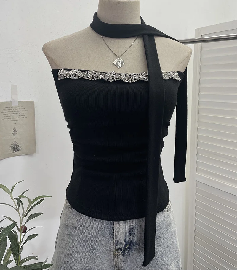 Nigikala Nigikala Shooting Around The Neck Fluttering Heavy Industry Nail Drill Chest Sleeveless Top With Chest Pad Short Cash Folding Vest 9198