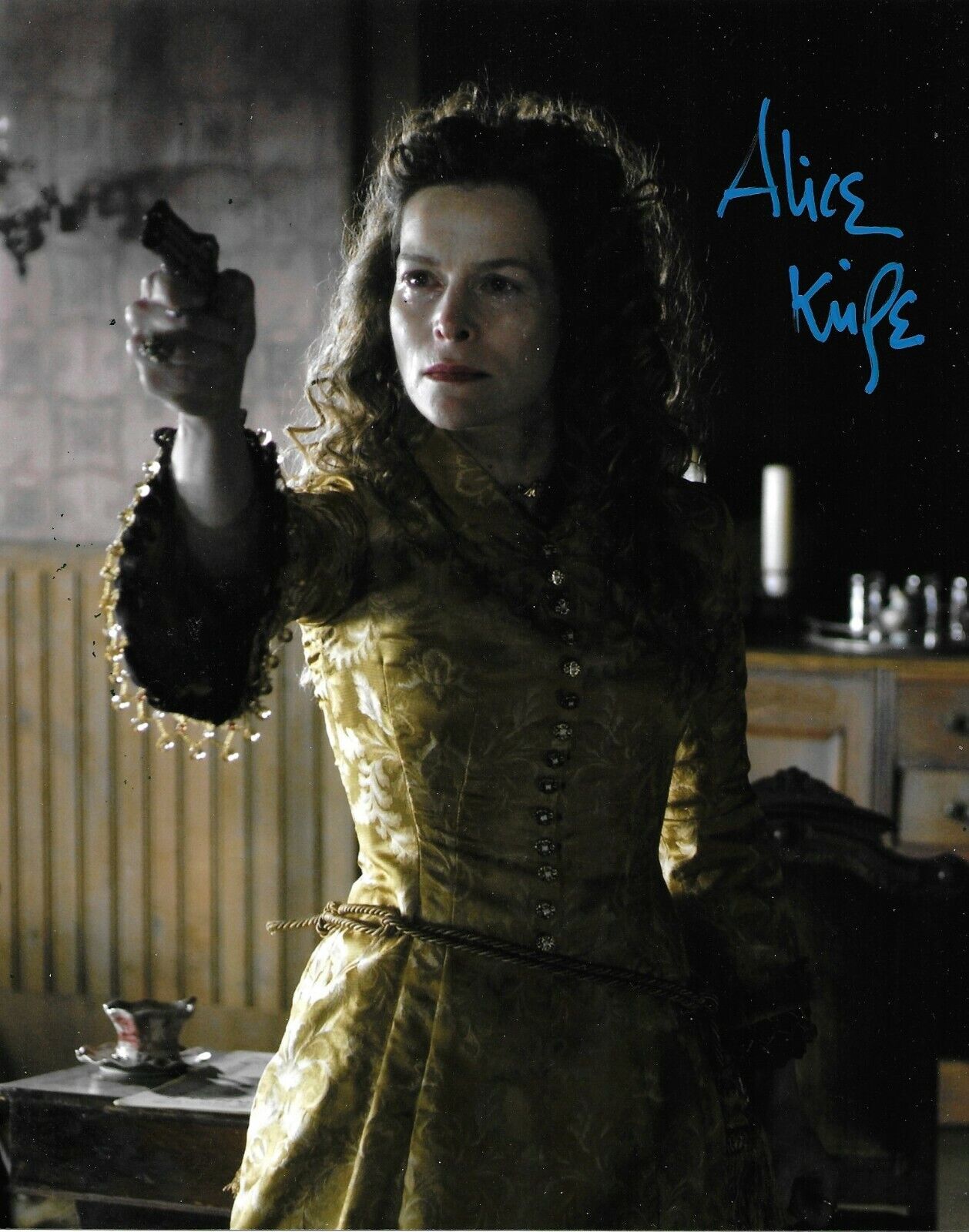 Alice Krige Signed Deadwood 10x8 Photo Poster painting AFTAL