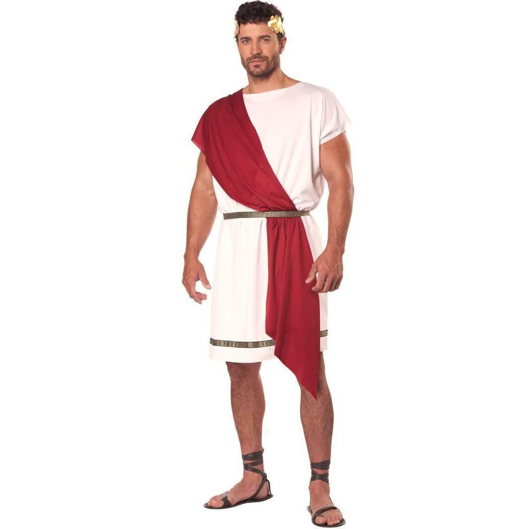 [Wetrose] In Stock Ancient Fighter Cosplay Costume Greece Rome Warrior Legend Olympic Athlete God For Man Halloween Full Set