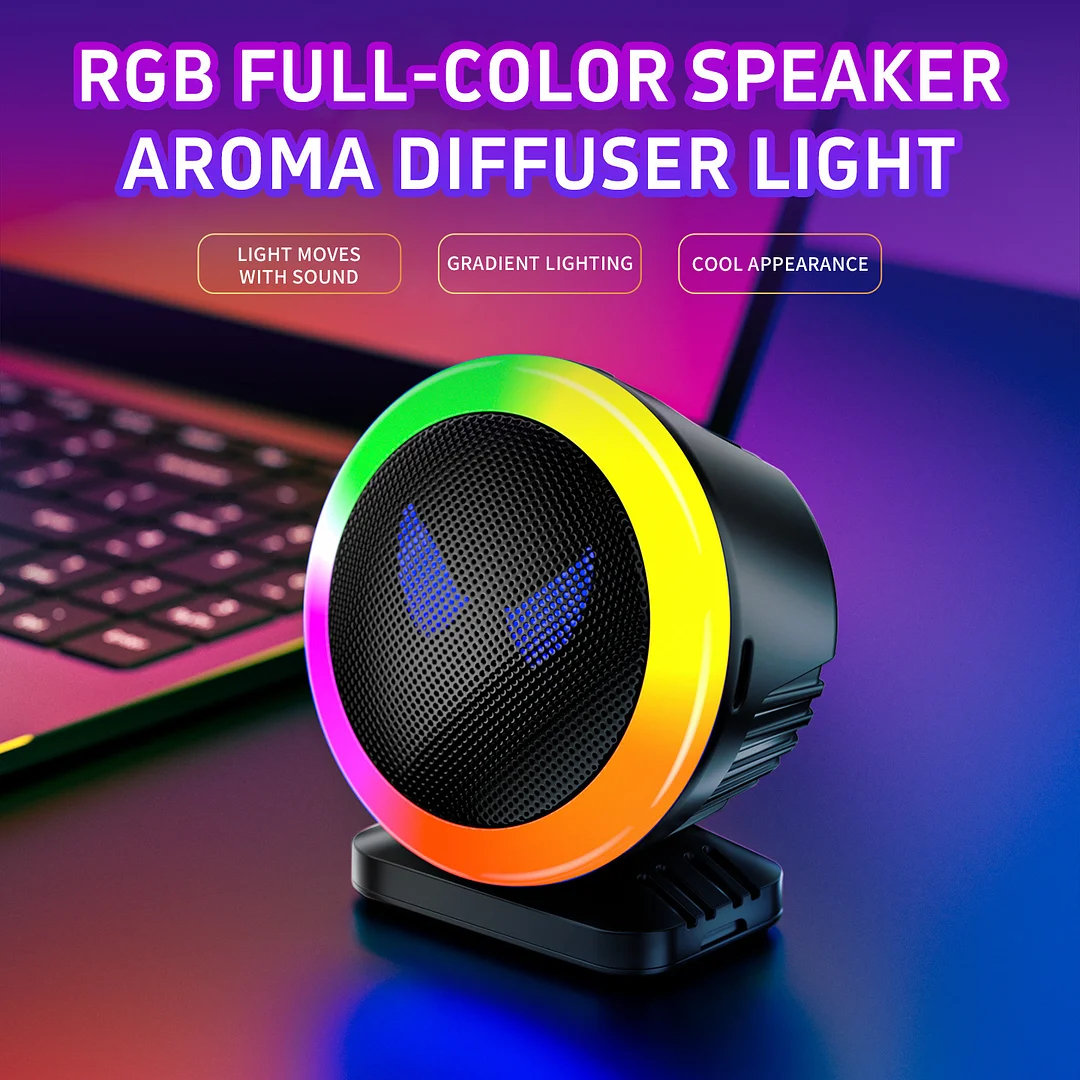 Voice-controlled rhythm light, colorful music aromatherapy atmosphere light