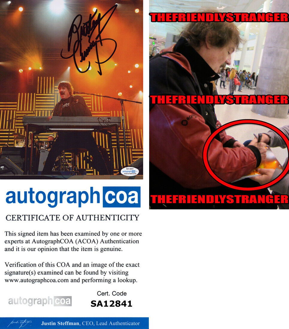 BURTON CUMMINGS signed Autographed 8X10 Photo Poster painting - EXACT PROOF - The Guess Who ACOA