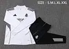 2025/2026 Real Madrid Half-Pull Training Suit White Football Shirt 1:1 Thai Quality