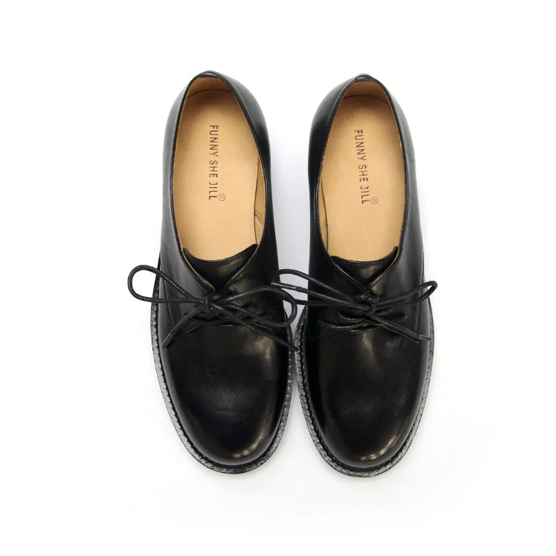 Lace Up Oxford Flats Women's Minimalist Shoes