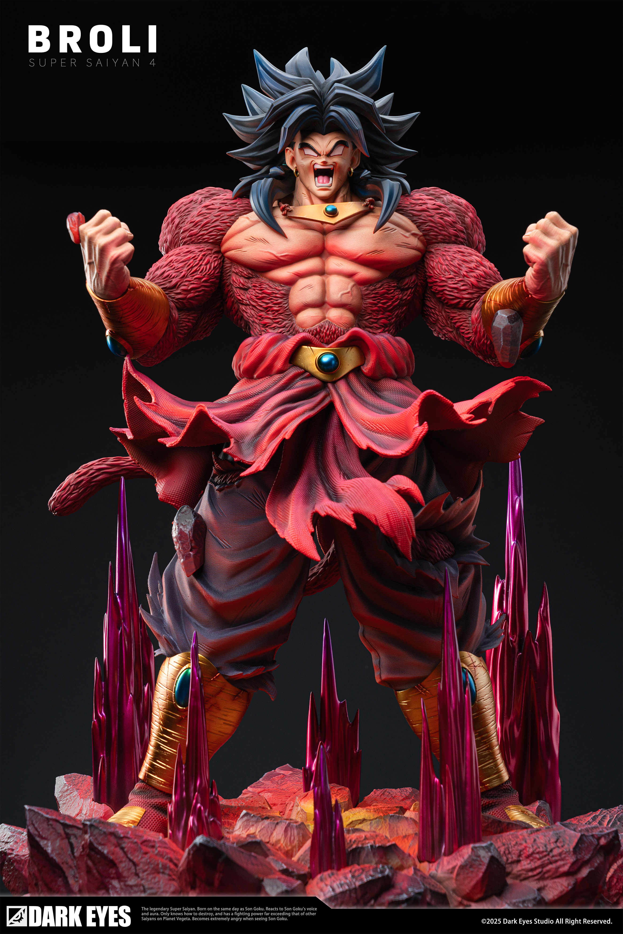 DARK EYES Studio - Dragon Ball Super Saiyan 4 Broly 1/4 & 1/6 Statue(GK)-