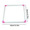 (US Local)Rectangle Embroidery Hoop Cross Stitch Frame Plastic Clip Frame (60x40cm)