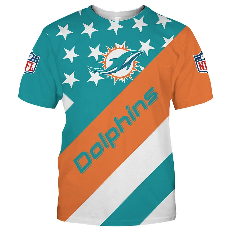 Miami Dolphins All Over Print T-Shirt