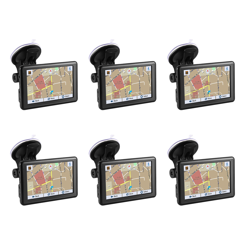 

5 inch TFT Touch Screen HD GPS Device Maps Car FM Satellite GPS Navigation, South america, 501 Original