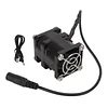 12V Smart Cooling Fan, Strong Exhaust Air Good Stability Small Heat Dissipation Fan Low Noise for Circuit Board for Motherboard