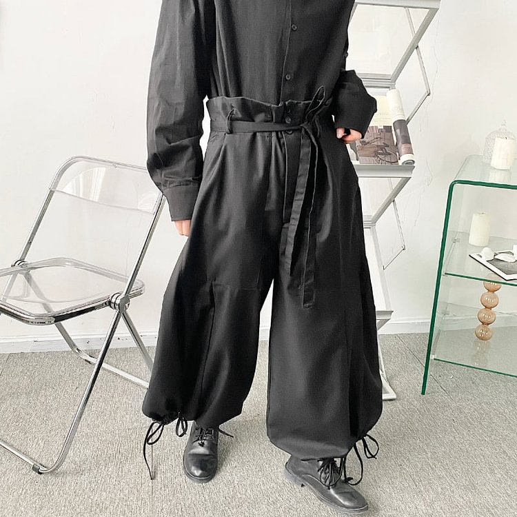K1809P95 Metsoul Pants-dark style-men's clothing-halloween