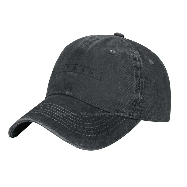 Hitman Logo Printed Graphic Brand Logo High-quality Denim cap Knitted hat Baseball cap