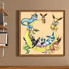 (Stamped/Counted) Evolution Form Of Pok&eacute;mon Eevee - 11CT Cross Stitch 50*50cm/19.69*19.69in