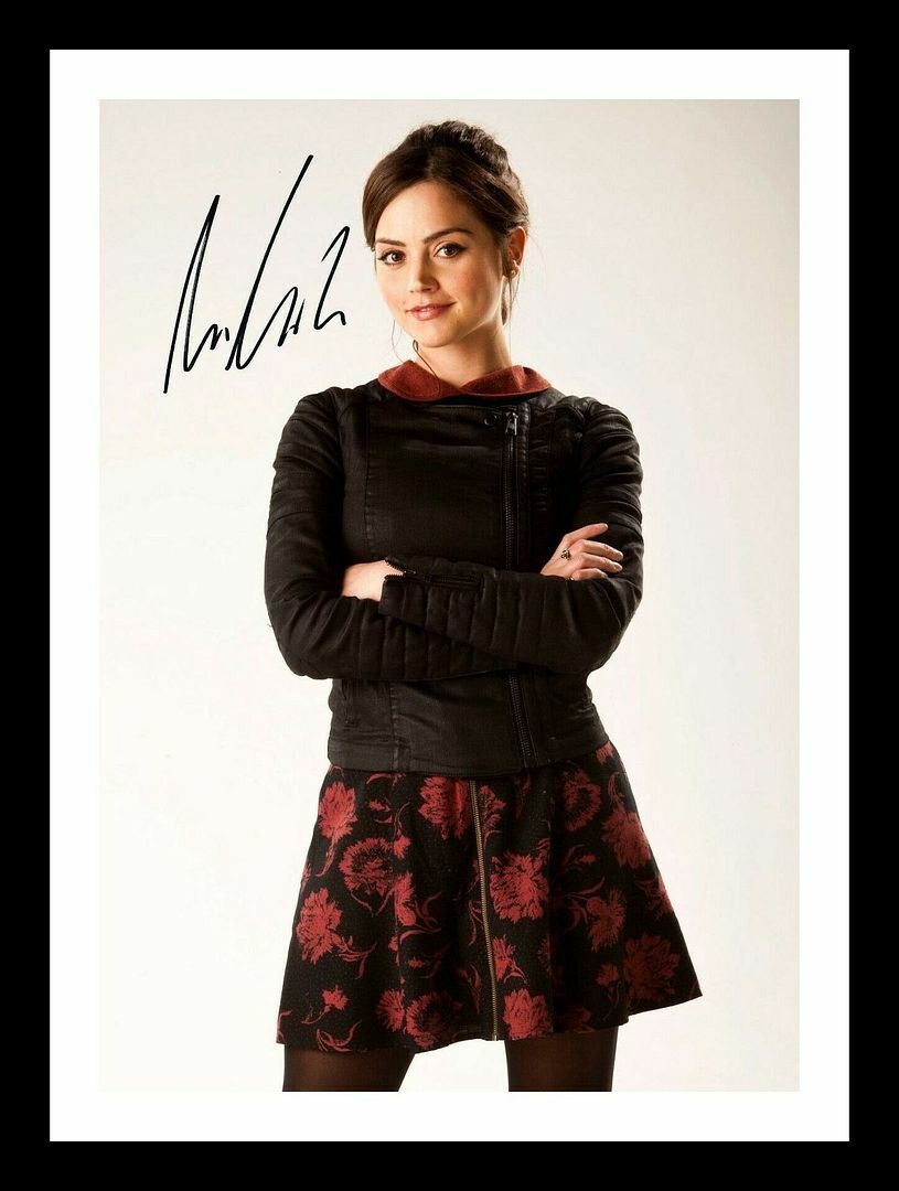 Jenna Louise Coleman Autograph Signed & Framed Photo Poster painting