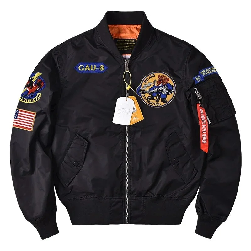 New Fashion Flight Bomber Jacket Men's GAU-8 Wild Boar