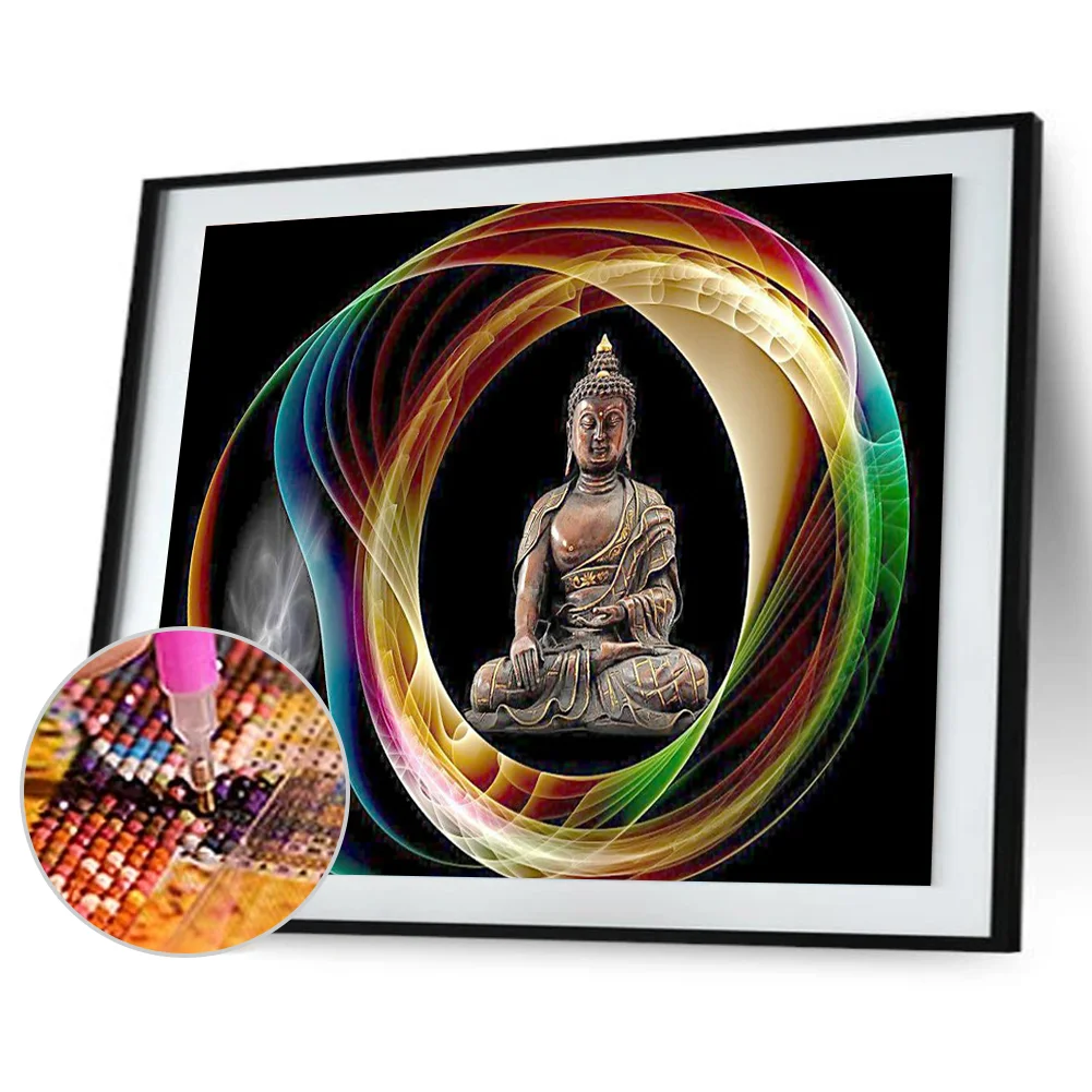 Diamond Painting - Full Round Drill - Buddha(40*30cm)