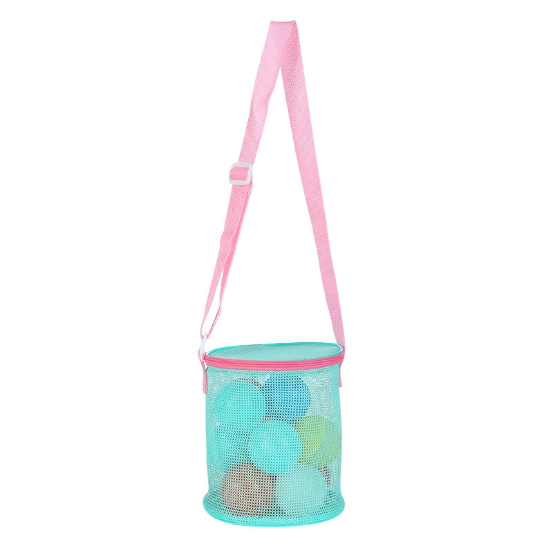 New Color Matching Children’s Toy Bag Shell Storage Bag Travel Beach Bag Hollow Transparent Beach Bag