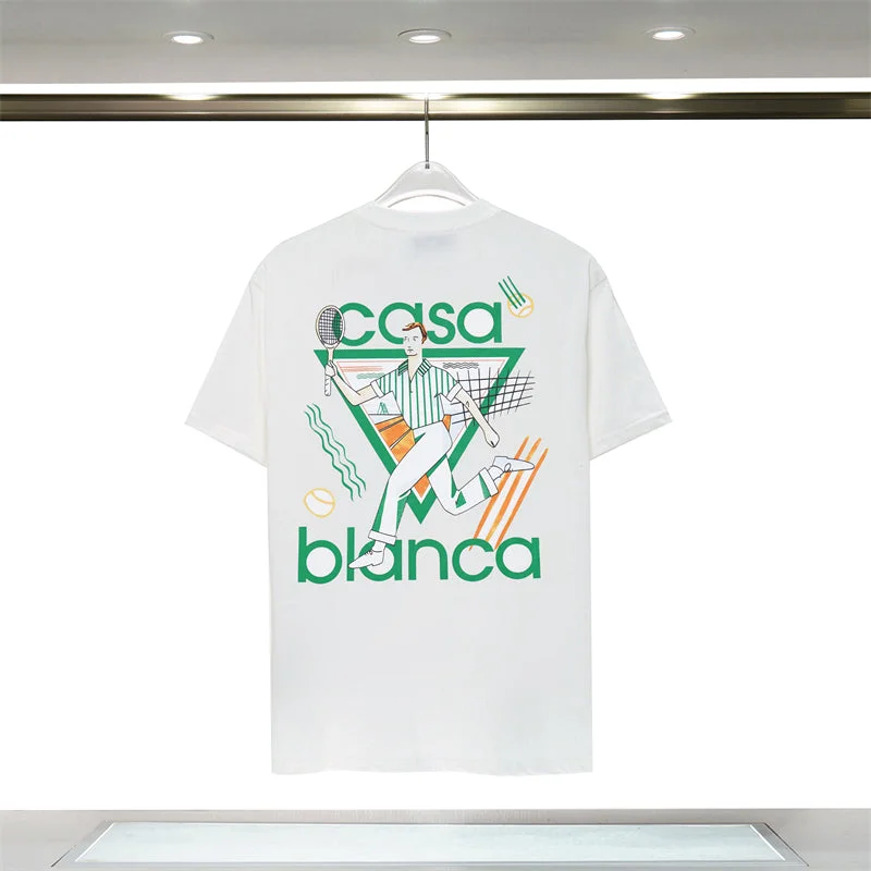 Casablanca 2023 new fashion T-shirt short sleeves