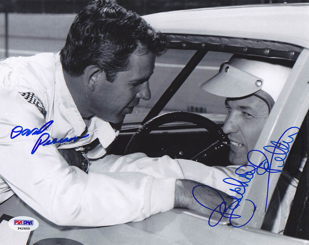 David Pearson & Richard Petty DUAL SIGNED 8x10 Photo Poster painting PSA/DNA AUTOGRAPHED