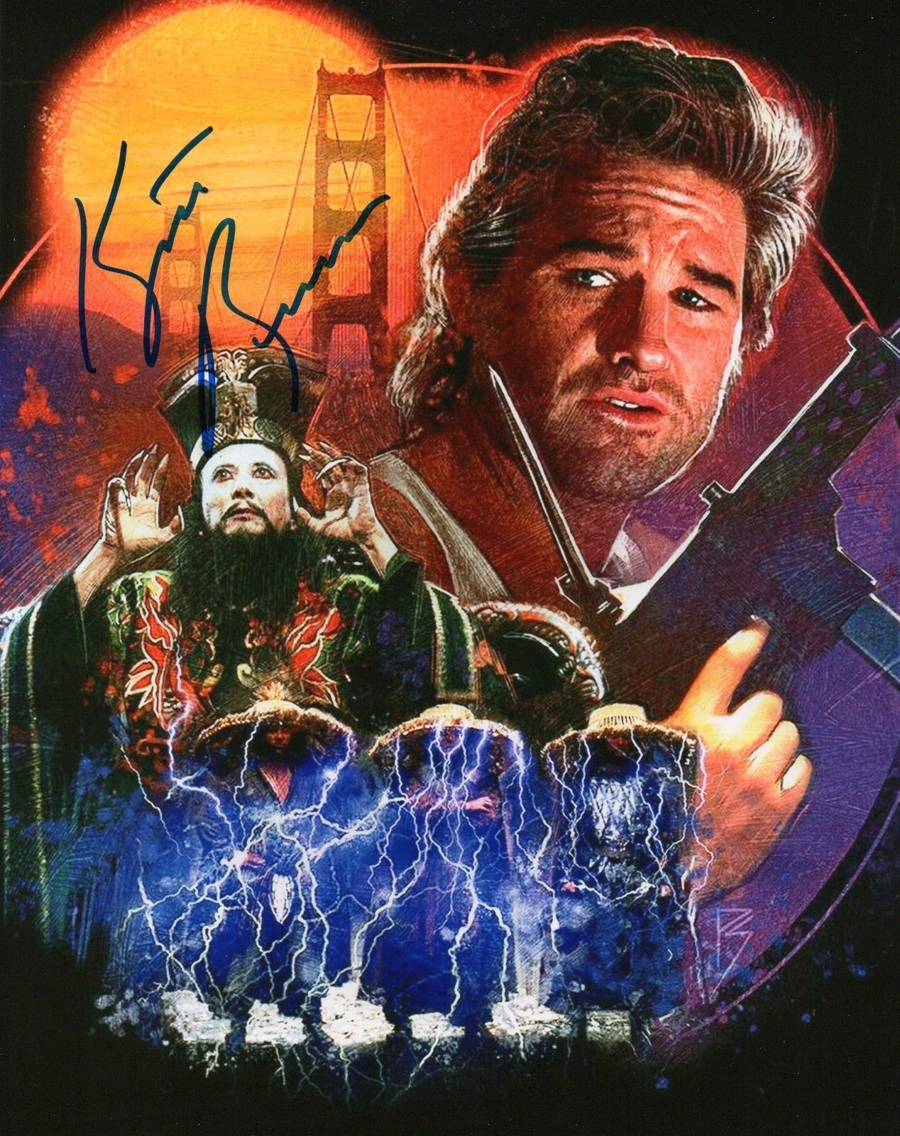 KURT RUSSELL AUTOGRAPHED SIGNED A4 PP POSTER Photo Poster painting PRINT