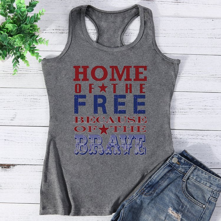 Home of the Free Vest Tops-01915