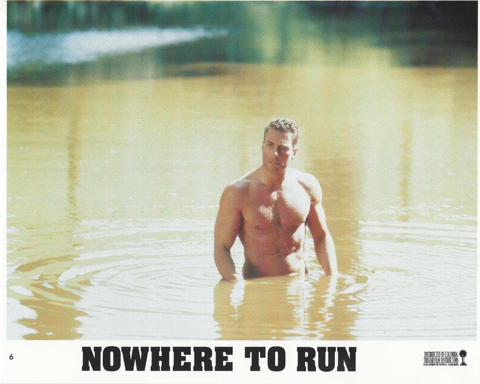 Nowhere To Run Original 8x10 Lobby Card Poster Photo Poster painting 1993 #6 Van Damme Harmon
